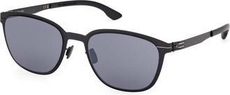 Ic! Berlin IC0059 Anton 02A Mens Sunglasses Black Size 54