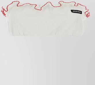 Miu Miu cotton cropped blouse