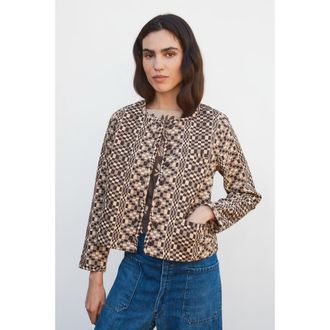 Ace & Jig Maira Crew Neck Cardigan in Yesterday at Nordstrom, Size 5X-Large
