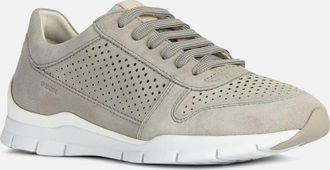 Geox Womens Geox Womens/Ladies Sukie Suede Trainers - Grey - Size: 7.5