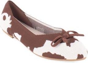 Elie Tahari Tortuga Ballet Flat in Brown Pony at Nordstrom Rack, Size 6.5