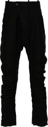 Masnada distressed-effect trousers - men - Cotton - 52 - Black