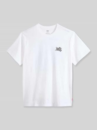 Levi's Relaxed Fit T-Shirt aus reiner Baumwolle in Weiss, Gr&ouml;&szlig;e XXL