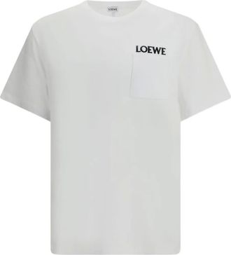Loewe chest-pocket logo T-shirt - White
