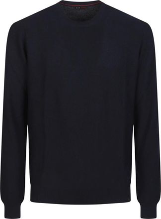 Fay Ronde Hals Trui - Heren - Ronde hals truien - Blauw - 2XL - Truien & Vesten