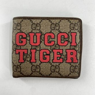 Gucci Brown Gg Supreme Wallet (Bi-Fold) (Pre-Owned)