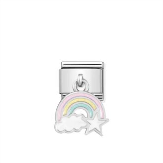 Nomination Womens For Her Links Bracelet In Rainbow Charm