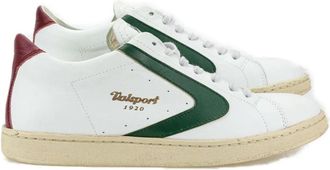 Valsport Handgemaakte Vintage Leren Sneakers Tournament Mix - Heren - Sneakers - Wit - 42 EU - Katoen - Schoenen