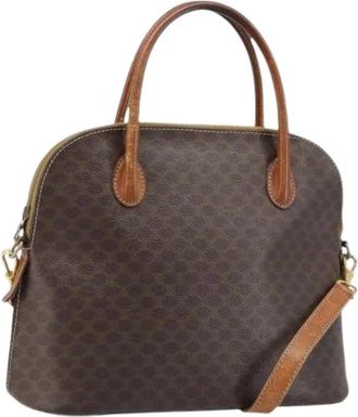 Celine Pre-owned Vintage Handtas - Dames - Vintage Handtas - Bruin - ONE Size - Leer - Vintage