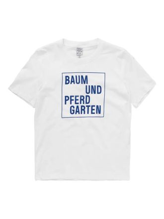 Baum Und Pferdgarten Jawo logo-print T-shirt - White