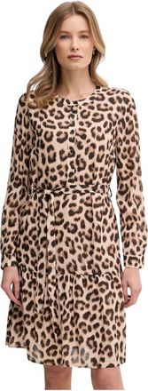 Oui Kleedjes, Dames, Veelkleurig, XS, Amber Jurk