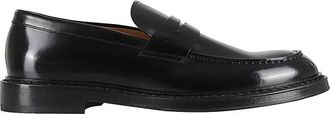 Doucal's Penny Horse Loafer - Heren - Loafers - Zwart - 42 EU - Leer - Schoenen