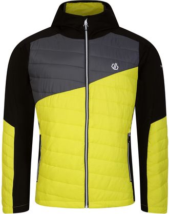 Dare 2B Dare 2B Heren Touring Contrast Paneel Hybride Jas (Neon Spring/Zwart)