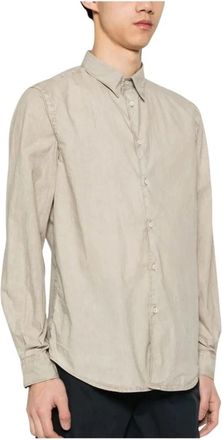 PME Legend Casual Shirts - Heren - Casual Overhemden - Beige - L - Overhemden