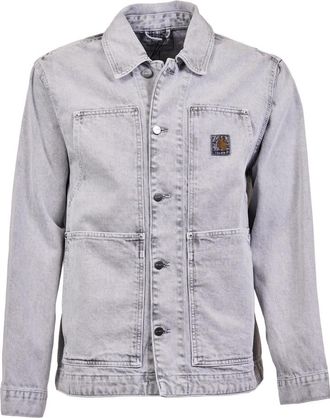 Carhartt Work in Progress OG Double Front Jacket - Heren - Spijkerjassen - Grijs - L - Katoen - Jassen