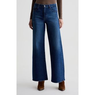 AG - Adriano Goldschmied Saige Mid Rise Wide Leg Jeans in Mykonos at Nordstrom Rack, Size 31