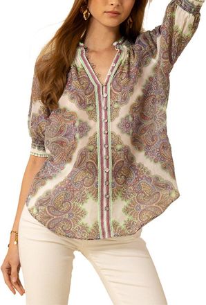 Hale Bob Leslie Silk-Blend Top