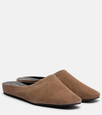 Veronica Beard Narcisa suede mules