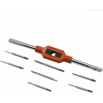 OEM Mini Kit De Terrajas Manuales M&eacute;tricas Para Herramientas De Bricolaje, Kit De Roscado M1.1 M1.2 M1.4 M1.6 M1.8 M2 M2.5 Ajustable Con Llave Para Machos