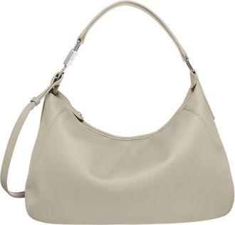 A|X Armani Exchange Handbags, female, Gray, Size: ONE SIZE Grey Handbag Audrey Hobo Zip Closure