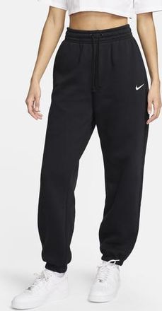 Nike Womens Phoenix HR OS Pants - White/Black Size XL