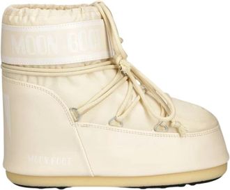 Moon Boot Icon Low Nylon - Dames - Winterlaarzen - Beige - 33 EU - Nylon - Schoenen