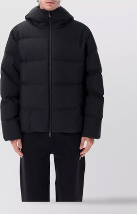 Moncler hooded long sleeve quilted jacket