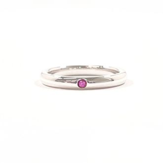 Tiffany & Co. Silver Pink Silver 925 Band Ring (Pre-Owned)