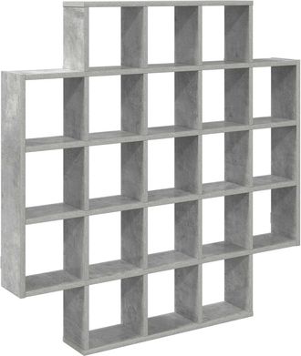 vidaXL Estante De Pared Gris Hormig&oacute;n 100 X 13 X 100 Cm Vidaxl