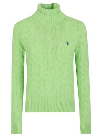 Polo Ralph Lauren Cable-Knit Sweater With High Turtleneck