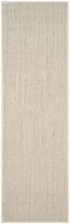Safavieh Alfombra sisal m&aacute;rmol/beige 76 x 305 cm