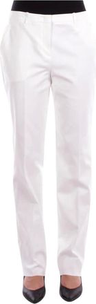 Emporio Armani Broeken, Dames, Wit, 4Xl, Katoen, Emporio Armani Witte broek