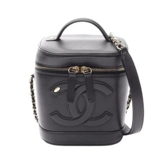 Chanel Pre-owned Vintage Handbag - Dames - Pre-owned - Zwart - Maat: ONE Size Leer