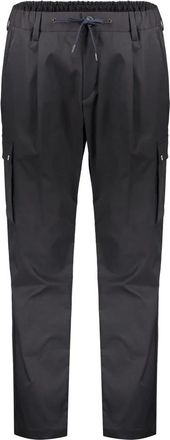 Herno Elegante Veelzijdige Broek - Heren - Slim Fit Broeken - Blauw - L - Polyester - Broeken