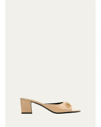 Gucci 55mm Signora Leather Mules