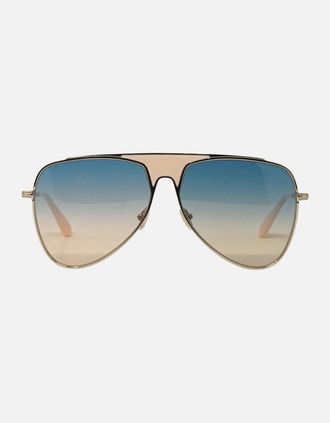 Tom Ford Mens Tom Ford Ethan Ft0935 28W Rose Gold Sunglasses - Size: ONE size