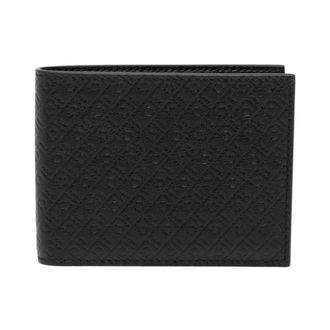 Ferragamo Monogram Embossed Bi-Fold Wallet - male - Ferragamo - Wallets & Cardholders - Black - ONE SIZE - Accessories