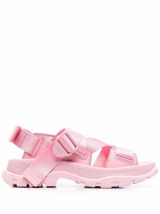 Alexander McQueen Tread flat sandals - Pink