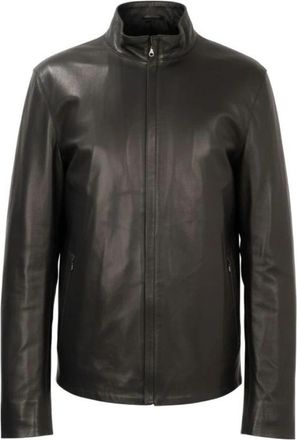 Sergio Moretti Leather Jassen - Heren - Leren en Su&egrave;de Jassen - Zwart - 2XL - Polyester - Jassen