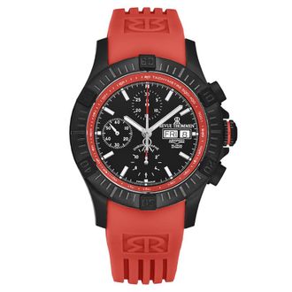 Revue Thommen Air speed Chronograph Black Dial Mens Watch 16071.6676