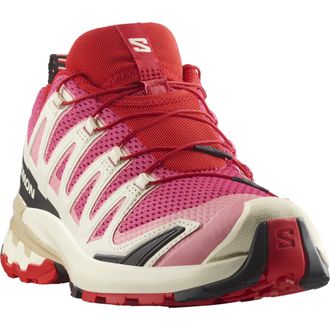 Salomon Laufschuh SALOMON XA PRO 3D V9 W, Damen, Gr. 42, rot (rouge rot, vanilla ice, fiery rot), Synthetik, Textil, Schuhe Laufschuh