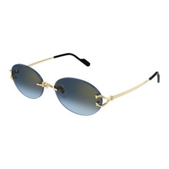 Cartier Sunglasses, unisex, Yellow, Size: 55 MM Stylish Sunglasses for Every Outfit