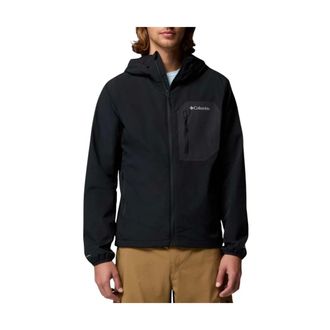 Columbia Fitness, Heren, Zwart, L, Polyester, Tall Heights III Hooded Softshell Jacket