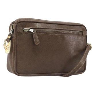 Gucci Pre-owned Vintage Shoulder Bag - Dames - Pre-owned - Bruin - Maat: ONE Size Leer