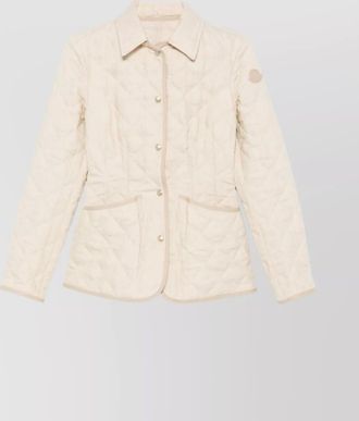 Moncler quilted jacket with collared neck and pockets