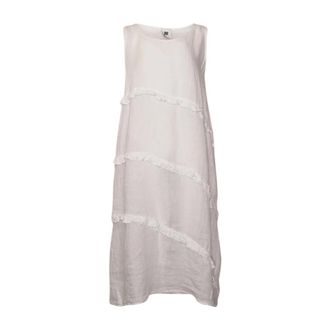 Tiffany & Co. Elegante Ivalou Witte Jurk - Dames - Casual kleedjes - Wit - M/L - Kleedjes