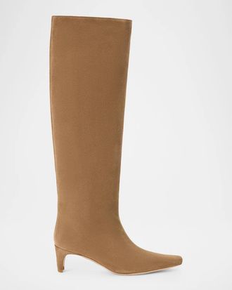 Staud Wally Leather Knee-High Boots