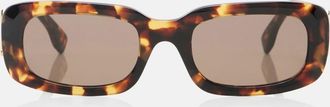 Fendi FF Diamonds rectangular sunglasses