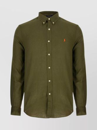 Polo Ralph Lauren linen long-sleeve regular-fit shirt