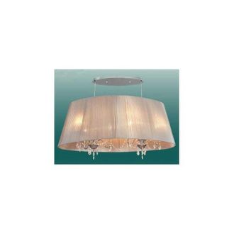 Fabrilamp L&aacute;mpara De Techo Ol&iacute;mpia 6xe14 L.96xan.48xal.reg.cm Marron/cobre